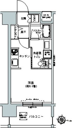 パークキューブ板橋本町の物件間取画像